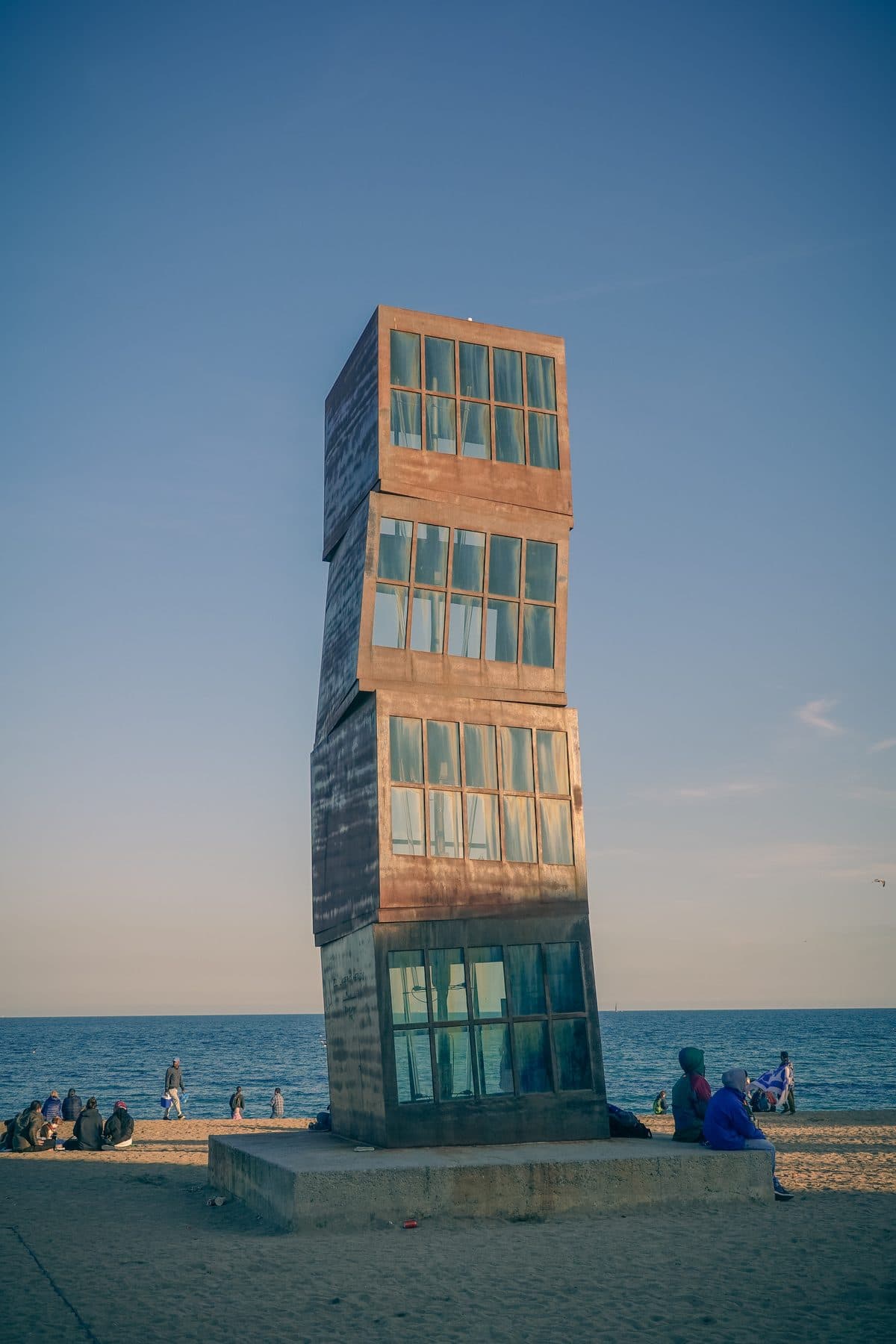 Skater at Barceloneta