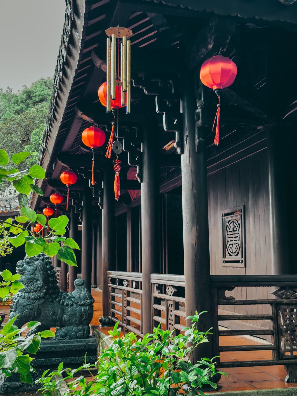 Pagoda Through the Jungle