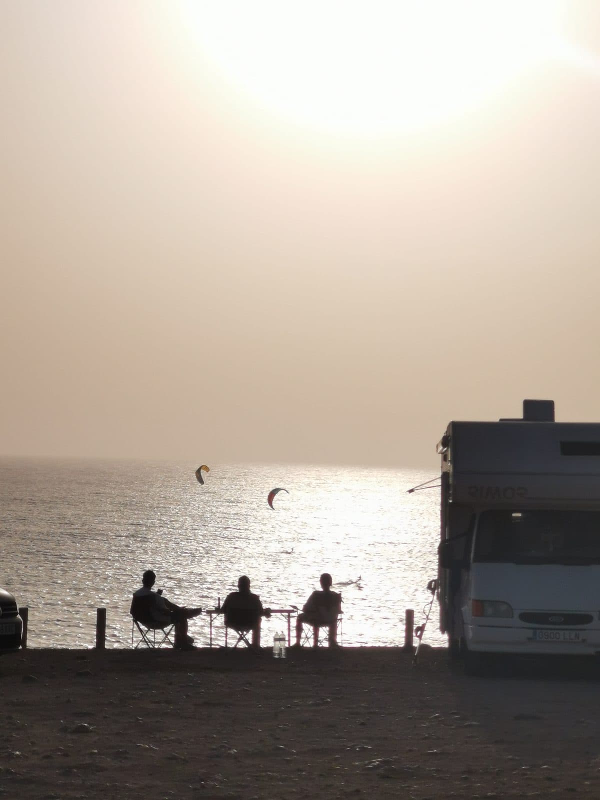 Watching the Kitesurfers